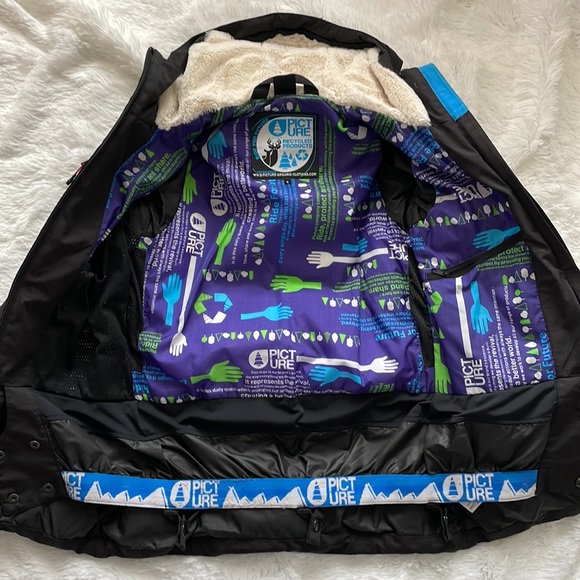 Picture Organic Clothing Down Ski Snowboard Jacket small - Picture 6 of 12